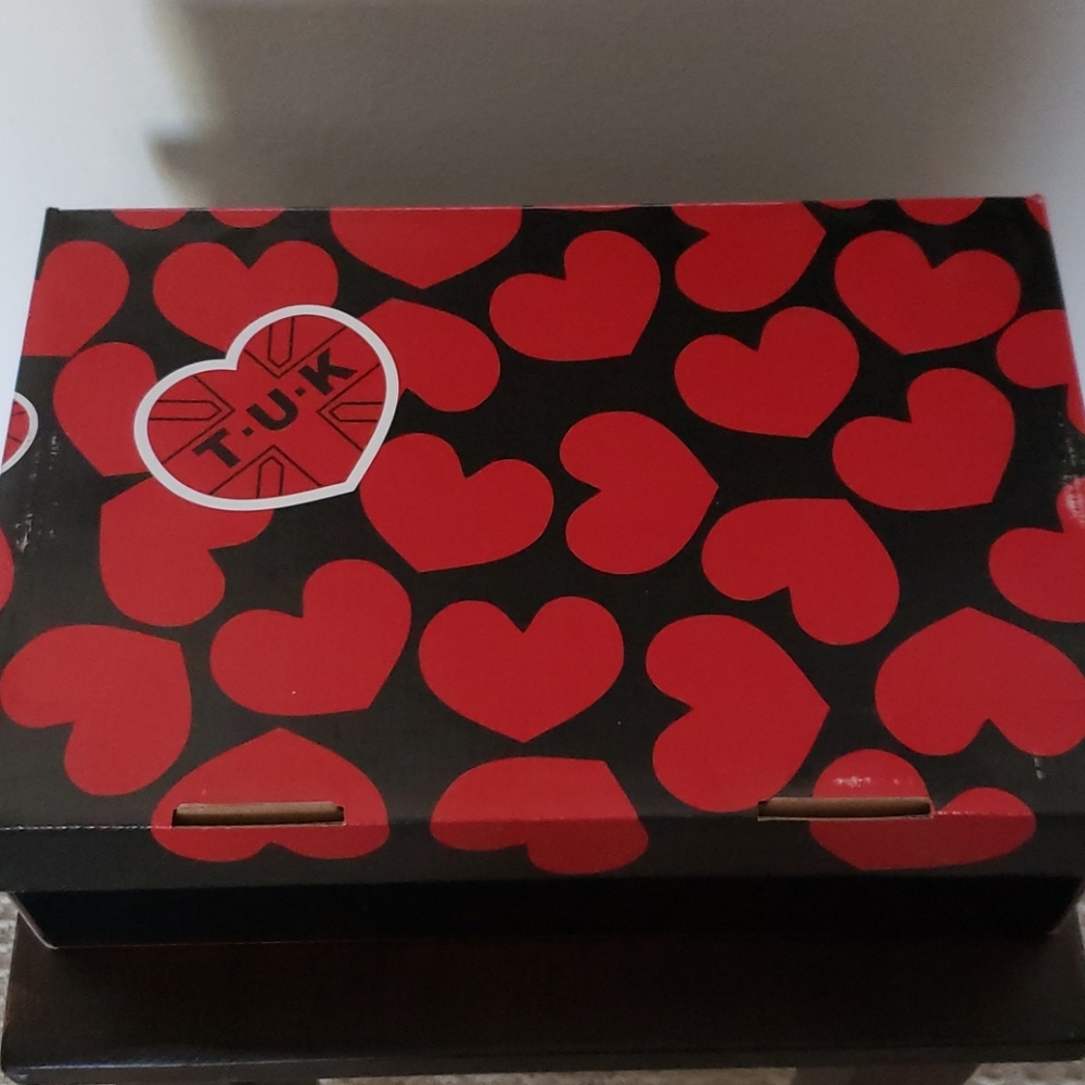 T.U.K. Peacock feather pumps